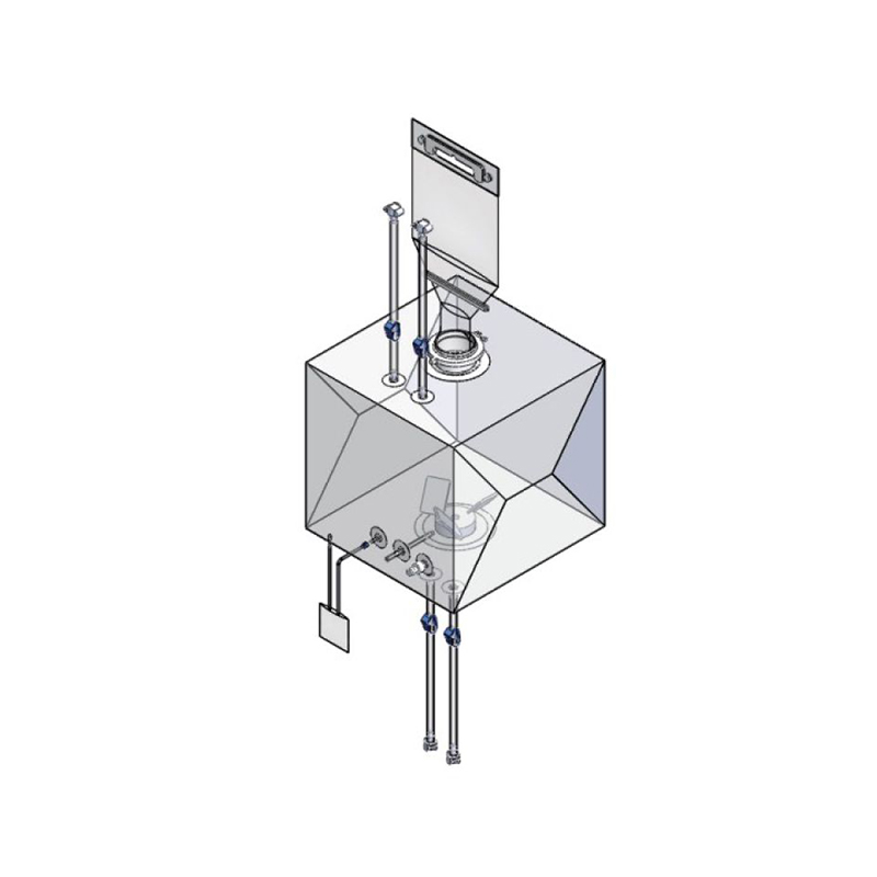 Borsa per il trasporto/stoccaggio/alimentazione della polvere sterile monouso